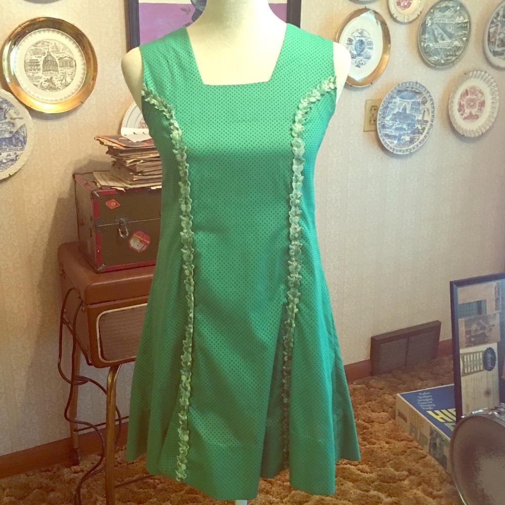 Vintage dress hand sewn
